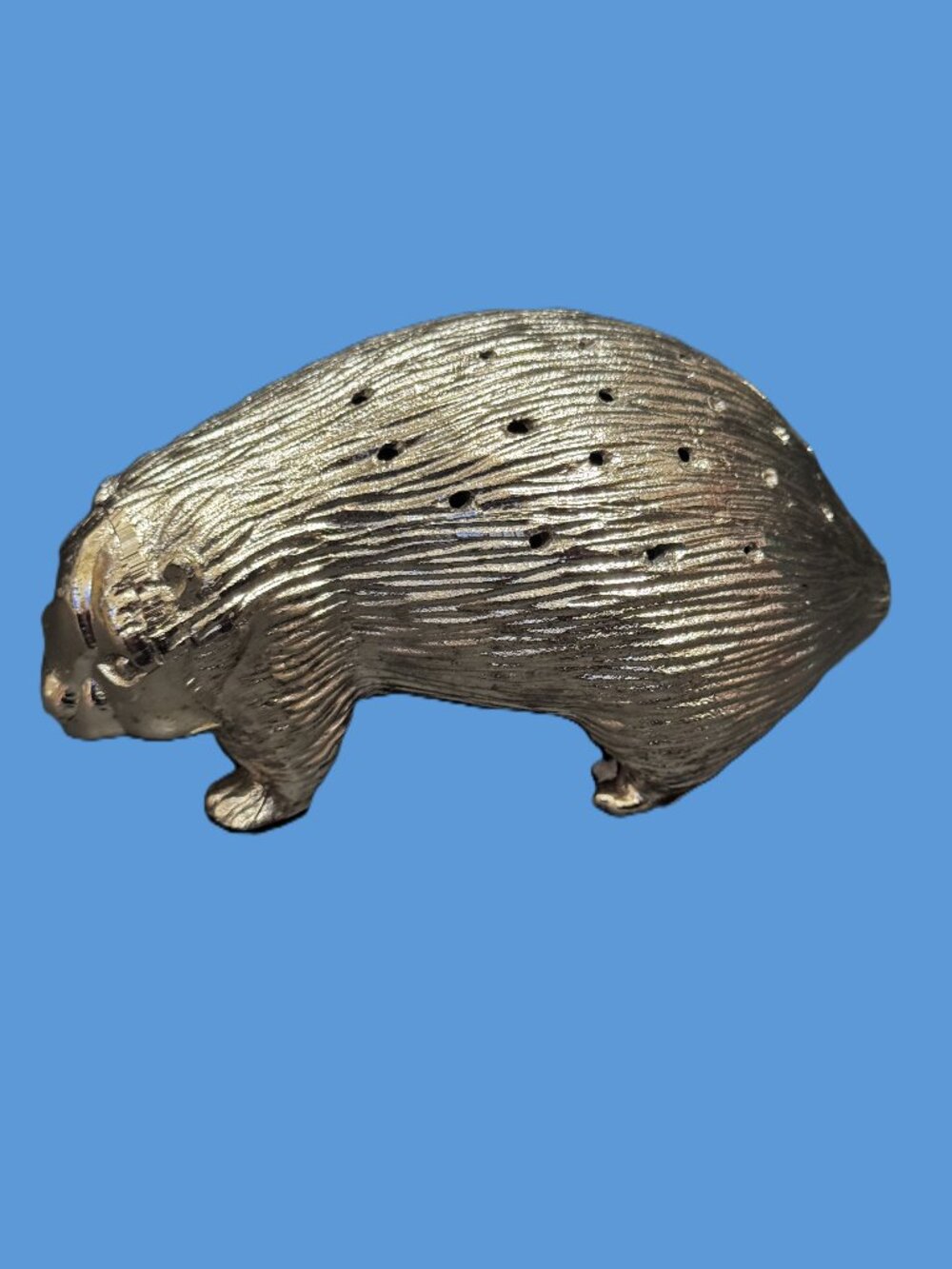 KI Kirk International Porcupine Toothpick Holder, Japan Vintage Circa 1970s